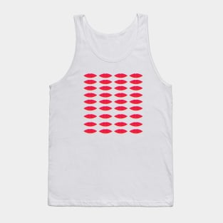 Lips Pattern Tank Top